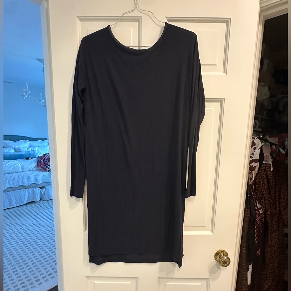 Vince Midnight Blue Long Sleeve Dress